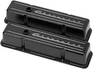 Billet Specialties BLK95223 Small Block Valve Covers - Tall