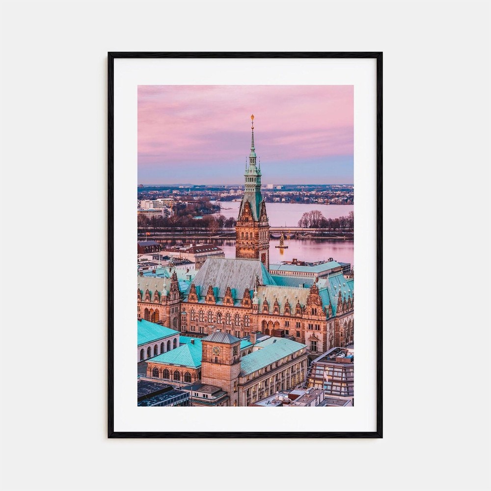 Hamburg Colorful Poster Print No 1 Hamburg Photo Wall Art Hamburg Wall Decor