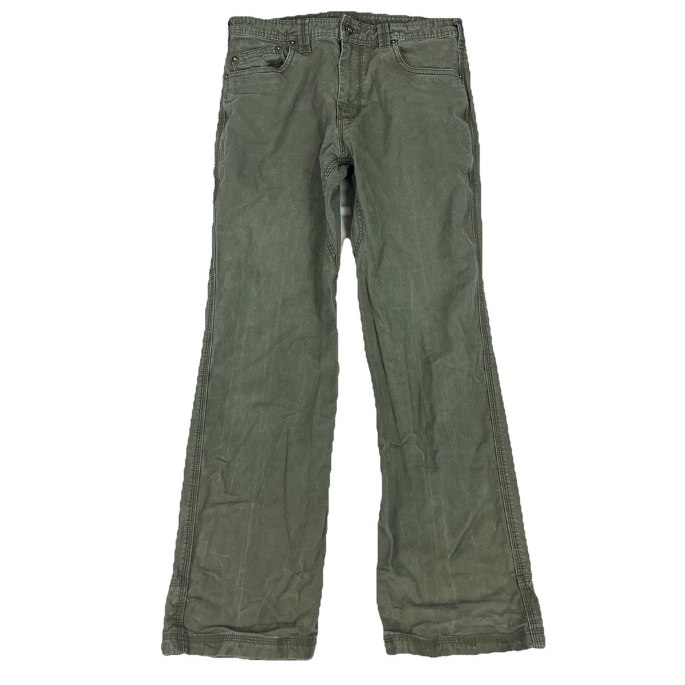 PrAna Bronson Mens Pants 34x32 Hiking Straight Organic Cotton M4BR32111