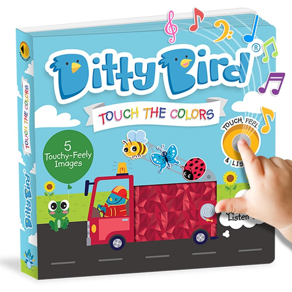 Ditty Bird Touch the Colors Interactive Sensory Sound Book for Babi (Board Book)Another great item from Rarewaves USA | Free delivery!