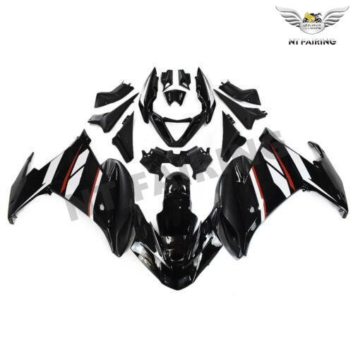 NTUA Fairing Bodywork for Yamaha 2009-2015 2011 FZ6R Black White ABS Plastic