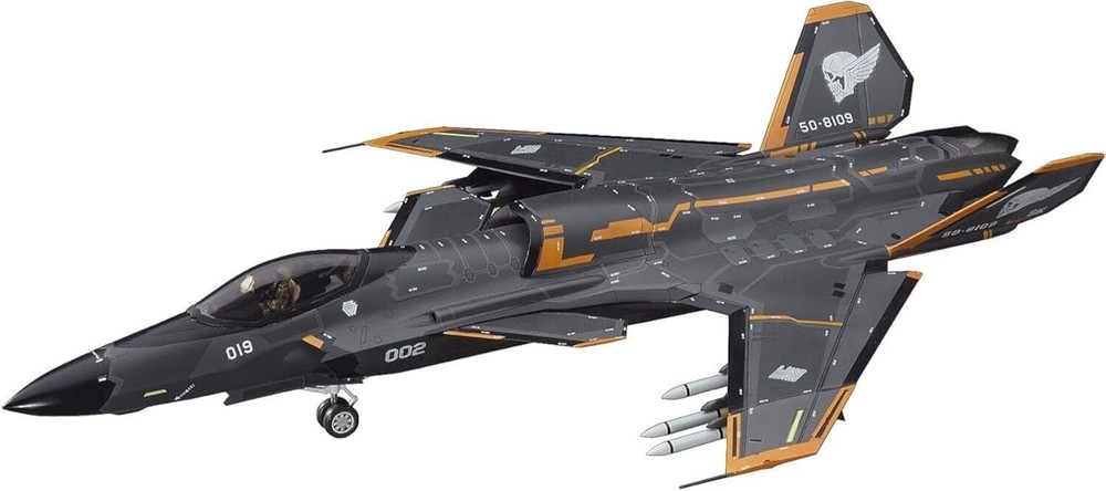 1/72 Creators Works Ace Combat ASF-ShindenII Kei Nagase Color 64702 Model kit-image