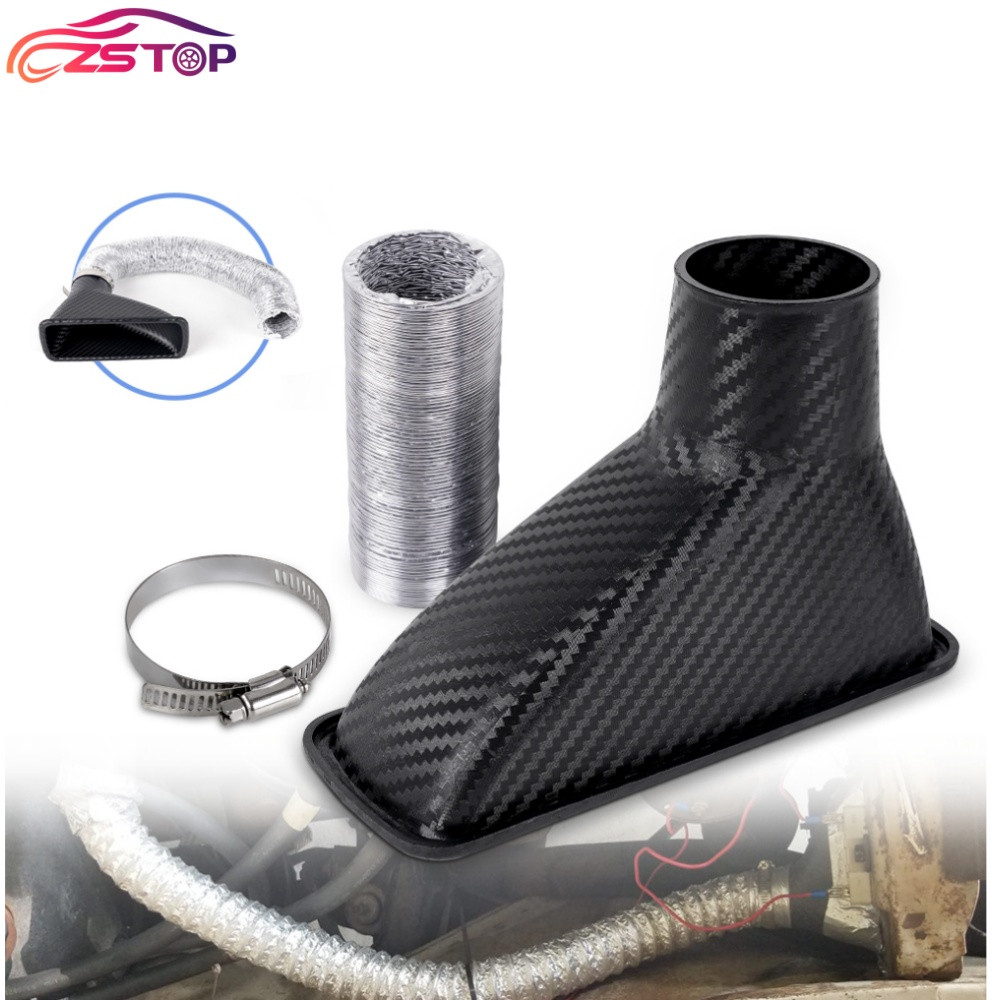 Universal Car Bumper Turbo Air Intake Pipe Funnel Kit Upgrade