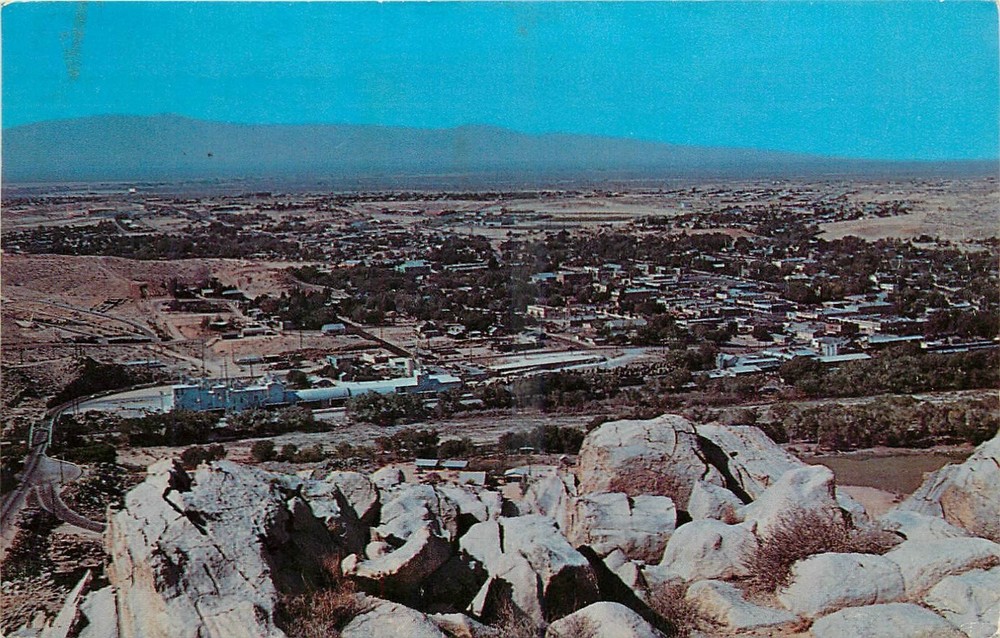 1966 Victorville California Airview Chris Cards Dexter Postcard 26-3713