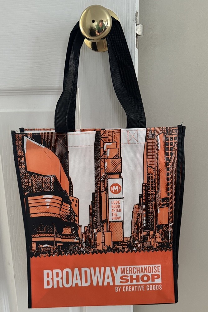 Broadway Merchandise Shop New York City Bag Tote Reusable Creative Goods NYC NEW