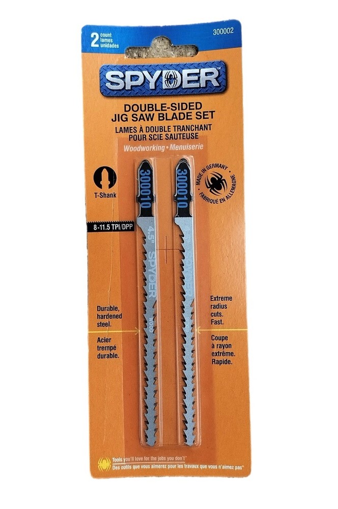Spyder Double-Sided Jig Saw Blade Set