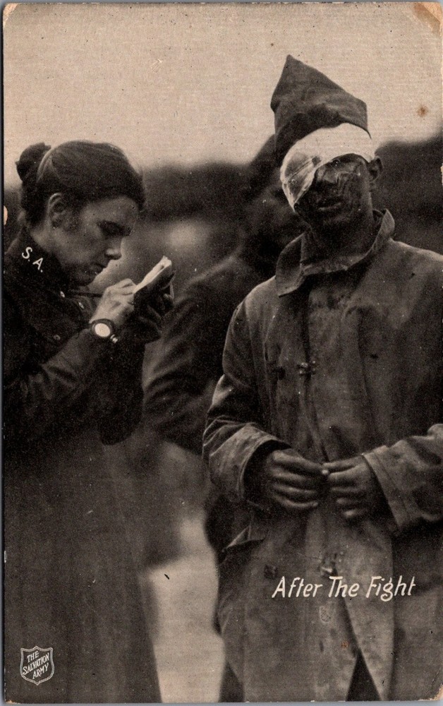 WWI Salvation Army Real Photo Postcard 