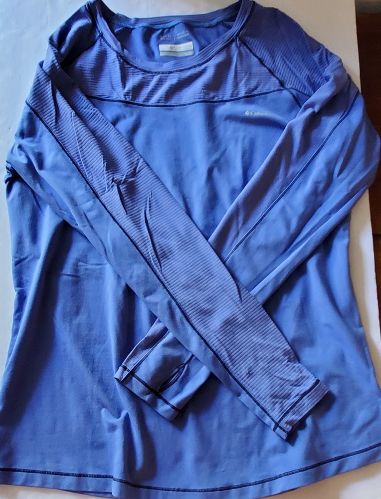 Columbia Omni-Wick Advanced Evaporation Women's Long Sleeve Shirt Size XL