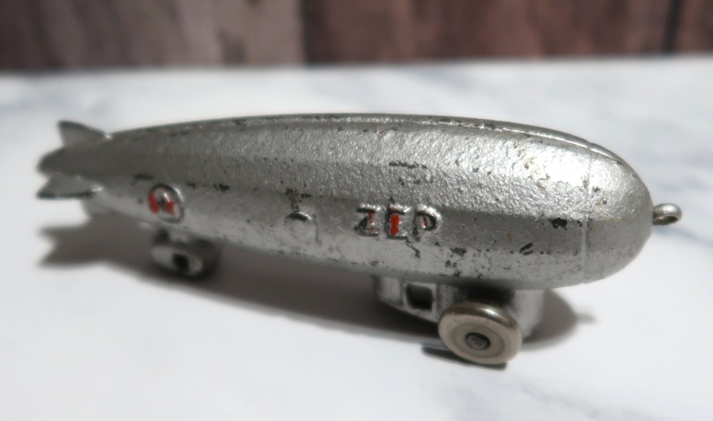 Vintage circa 1930 Dent Hardware Company Cast Iron “ZEP” Zeppelin