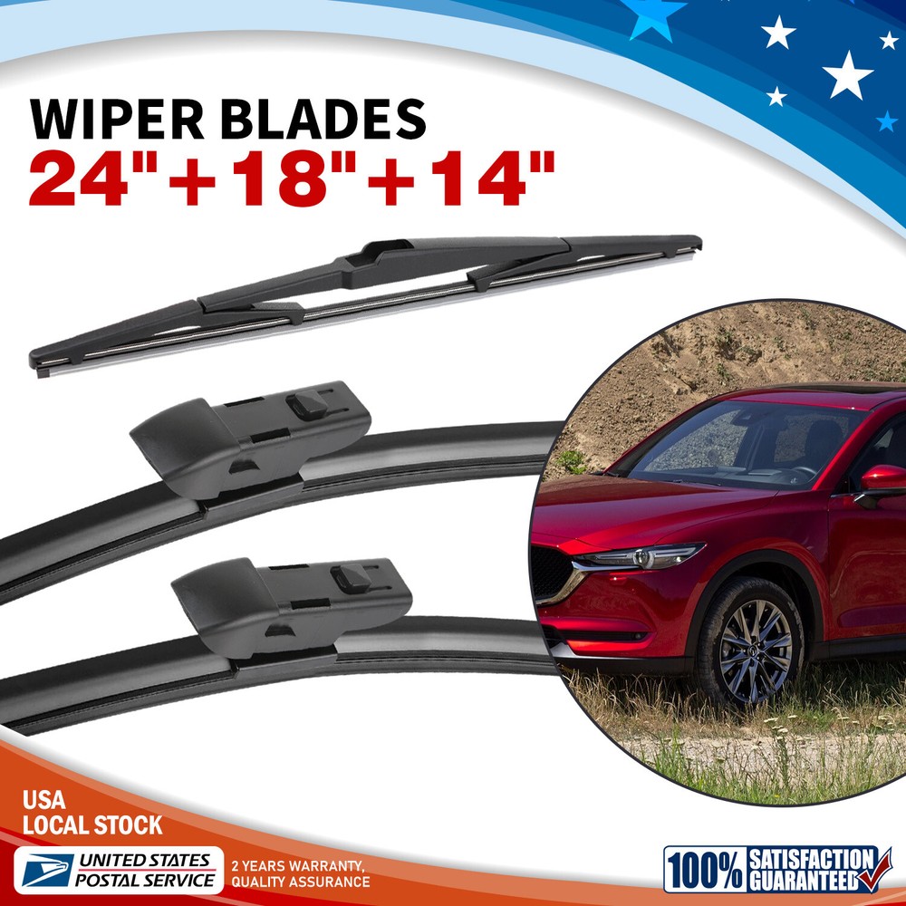 Premium Windshield Wiper Blades Kit for Mazda CX-5 KF 2017-2020 - Durable Fit