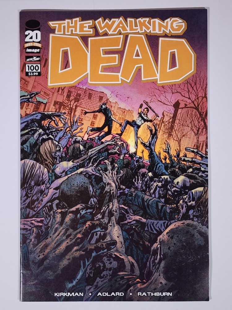 Walking Dead #100 NM Bryan Hitch Cover 1st Negan Death Glenn Image 2012