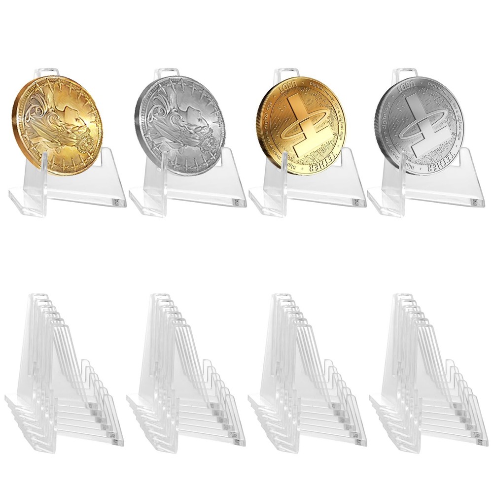 60 PCS 60 PCS Card Display Stand Acrylic Card Stands Trading Card Stand Baseb...