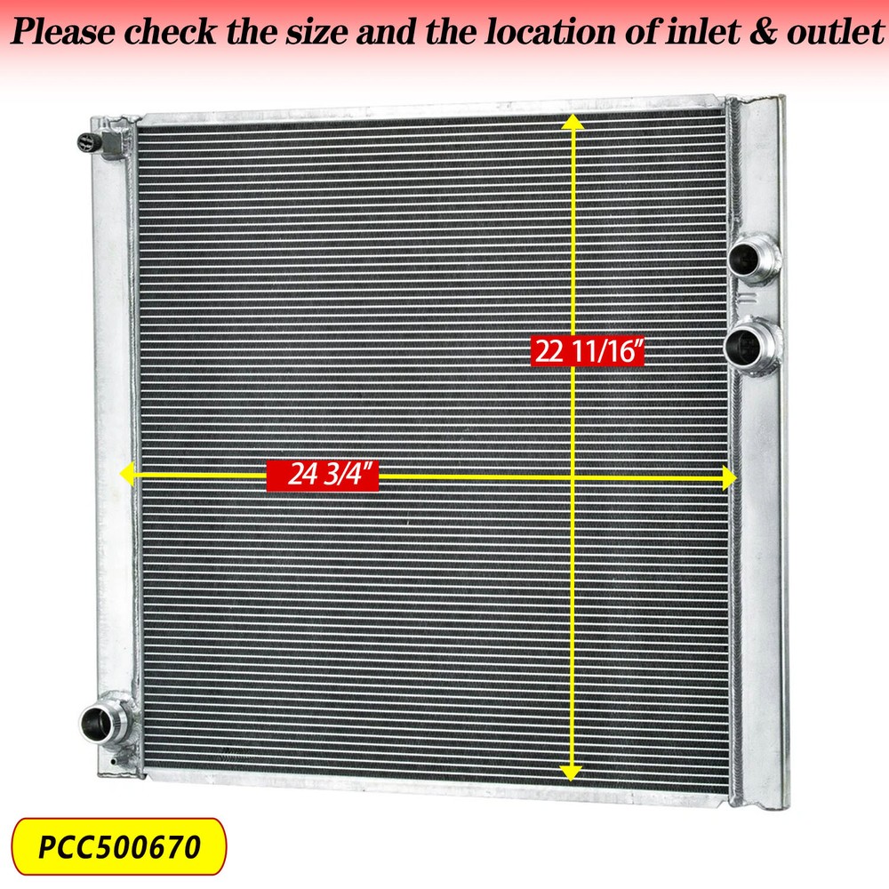 Radiator Fits 2006 2007 2008 2009 Land Rover Range Rover Mk III L322 4.4/4.2L V8