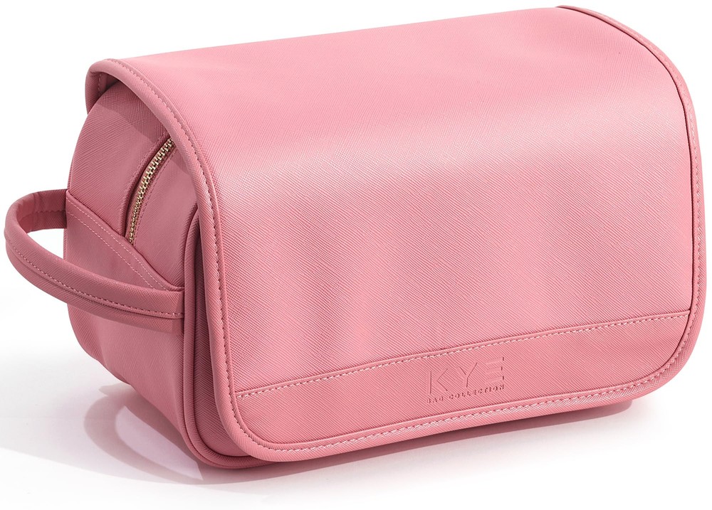 Leather Dopp Kit For Men With Removable Cover And Hanging Hook Travel Toiletry Bag