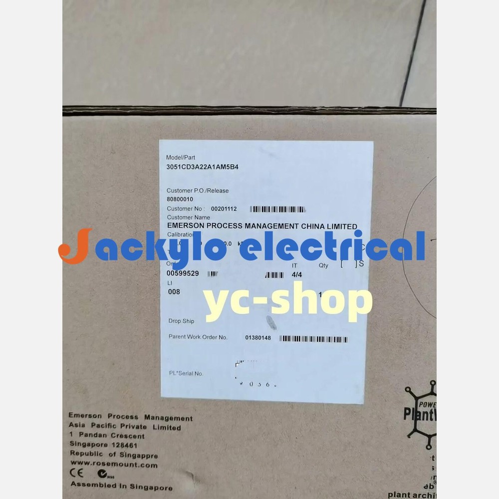 New ROSEMOUNT 3051CD3A22A1AM5B4 Pressure transmitter Fast shipping via