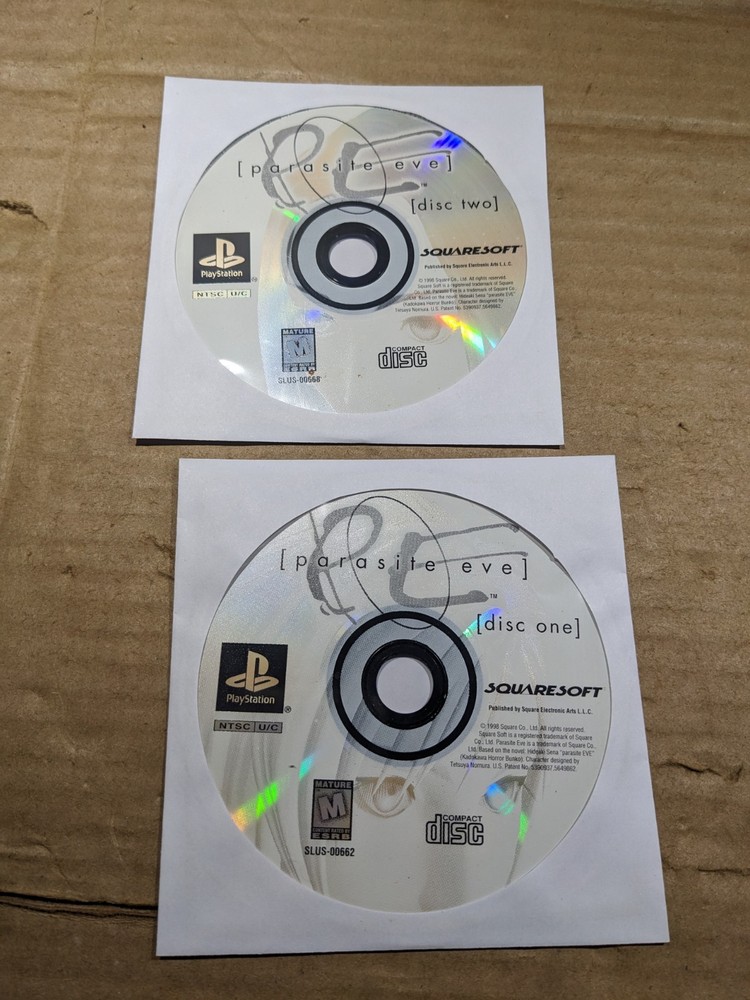 Parasite Eve (Sony PlayStation 1 PS1) DISCS ONLY - Discs 1 and 2
