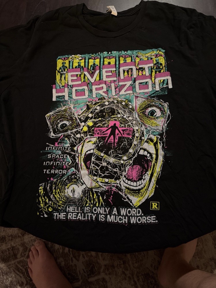 Event Horizon Horror Movie T Shirt 4XL Bella Canvas Black Sci Fi Cult Film