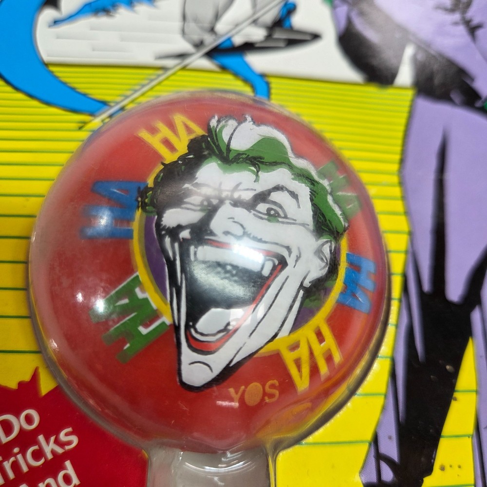 NOS VTG 1989 Batman THE JOKER  HA HA HA The Radical Yo-Yo Spectra Star
