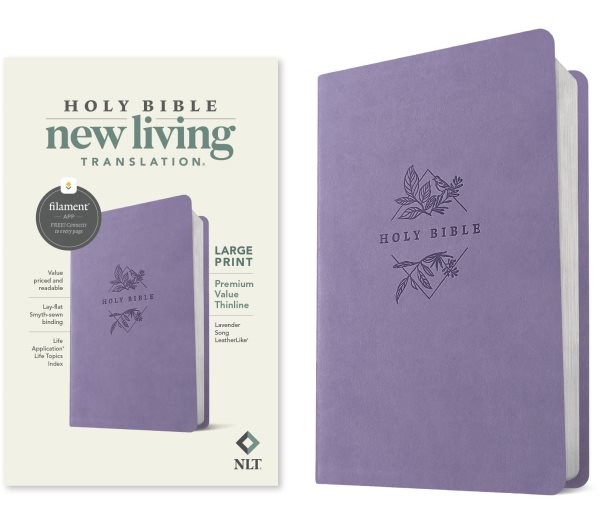 Holy Bible : New Living Translation, Lavender Song, Premium Value Thinline, F...