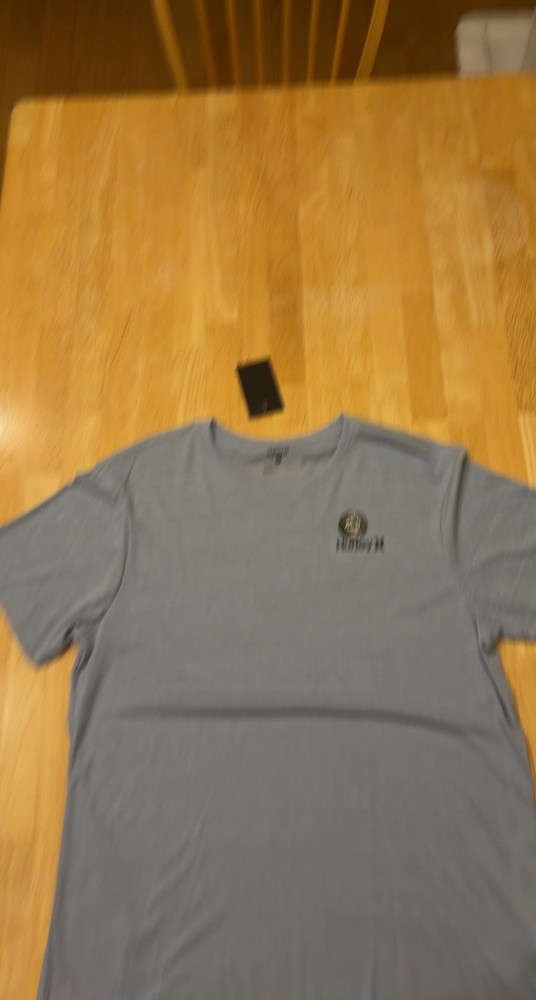 Hurley One & Only Blended SS Graphic Tee Blue Large