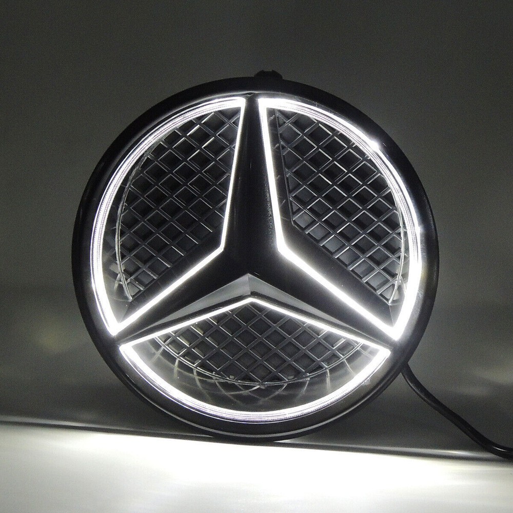 For 2013 2018 Mercedes Benz C Class C300 Led Emblem Front Grille Star Badge Logo