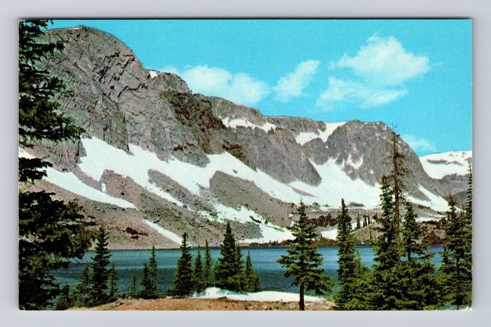 WY-Wyoming, Range Lake Marie, Medicine Bow National Forest, Vintage Postcard