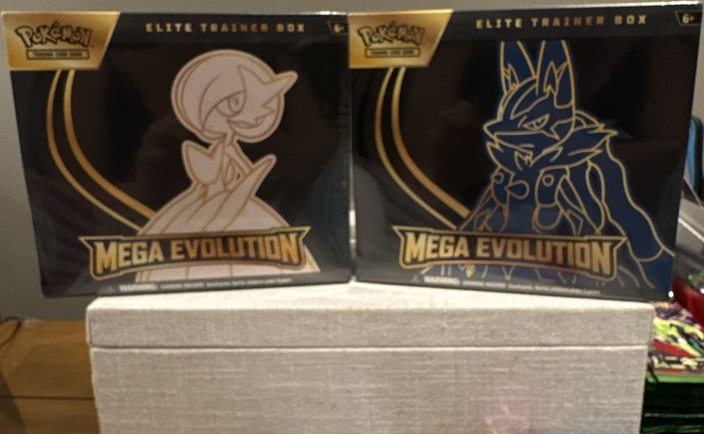 Pokémon TCG Mega Evolution Elite Trainer Box Lot of 2- New & Sealed