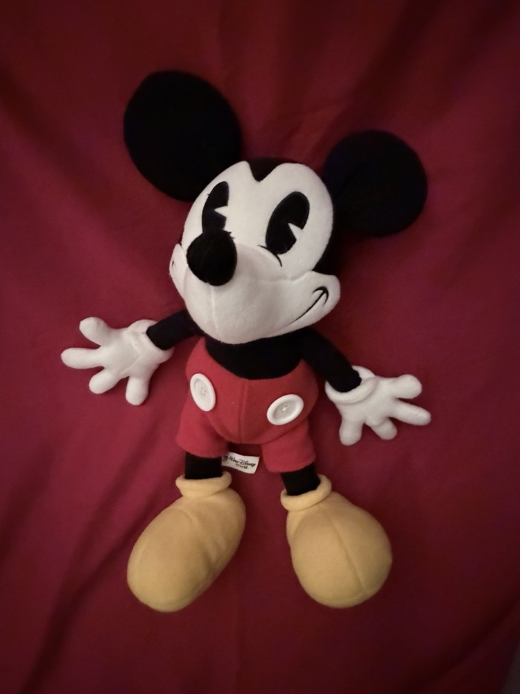 Pie-Eye Mickey Mouse Plush 16”Collectible  Walt Disney World