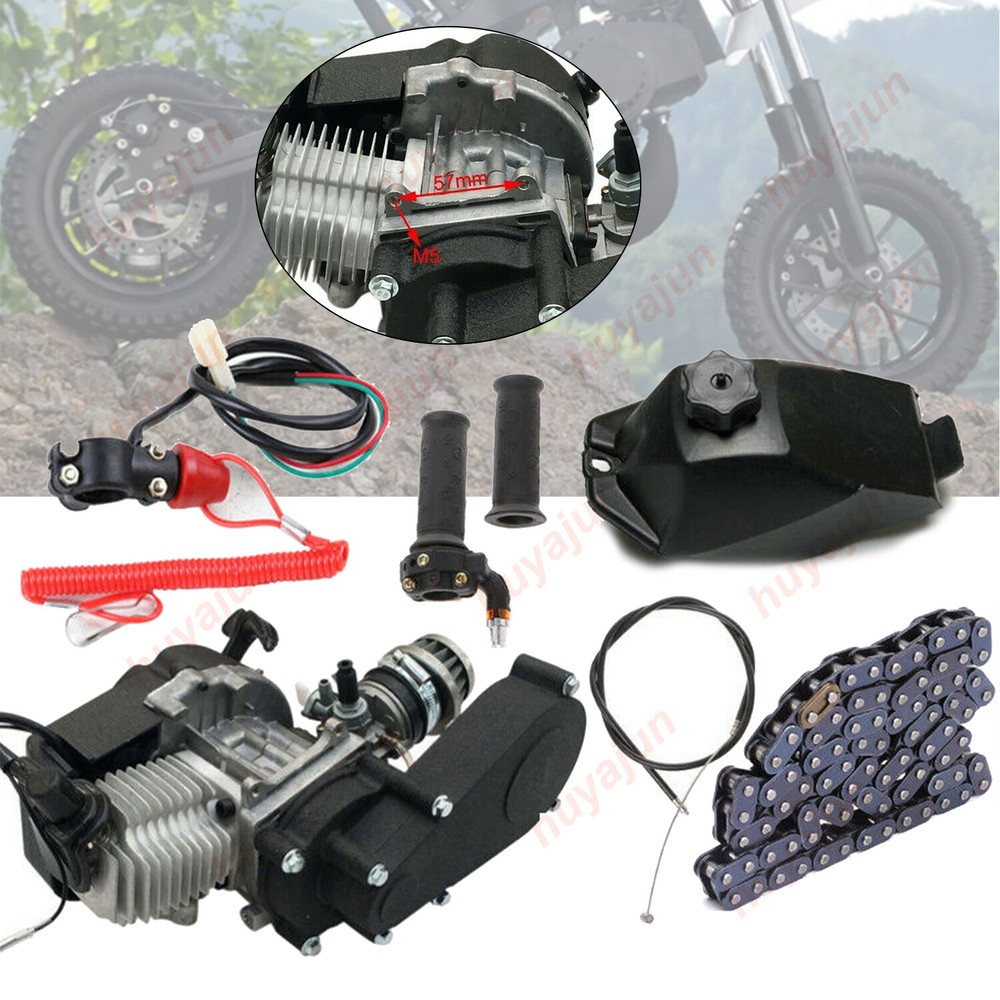 49cc Engine 2 Stroke Motocycle Complete Motor Kit for Mini Dirt Bike ATV/Scooter
