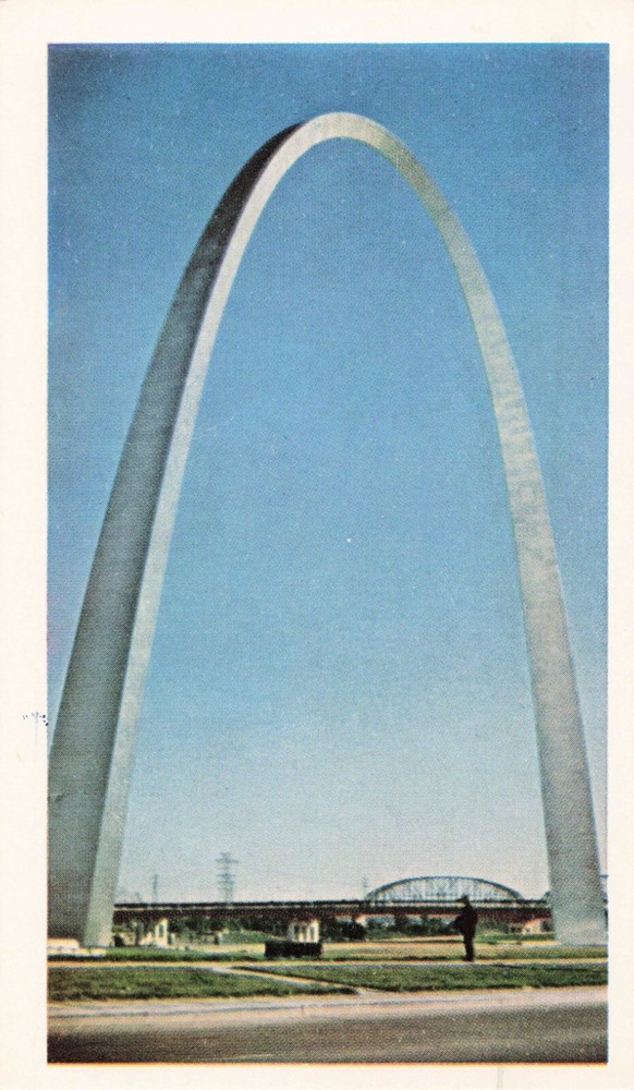 Jefferson National Expansion Memorial Gateway Arch St Louis Missouri MO Postcard