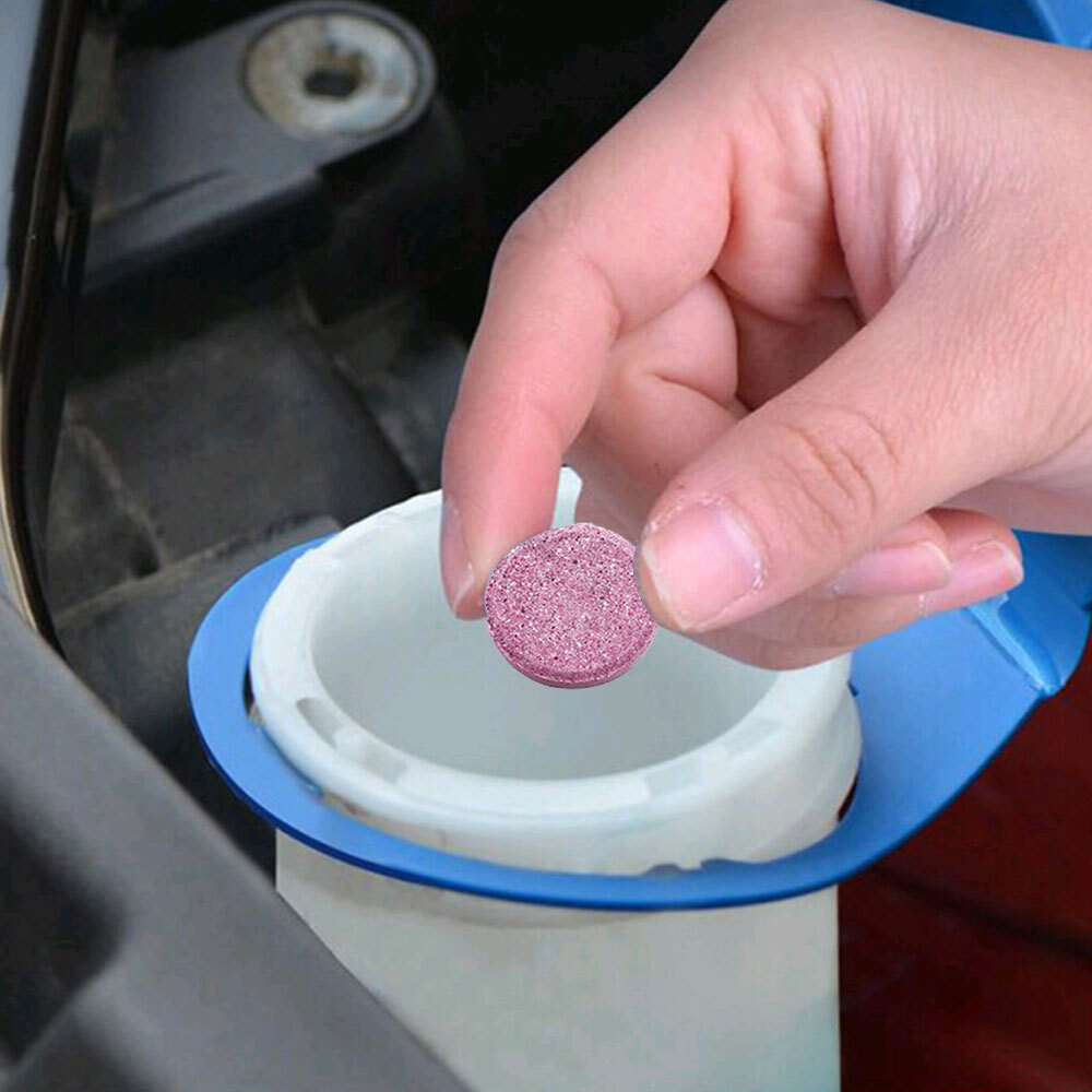 10pcs Effervescent Windshield Washer Tablets for Car Cleaning