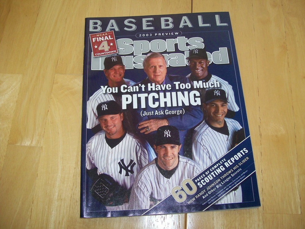 Sports Illustrated NY Yankees George Steinbrenner March 31 2003 Baseball Preview
