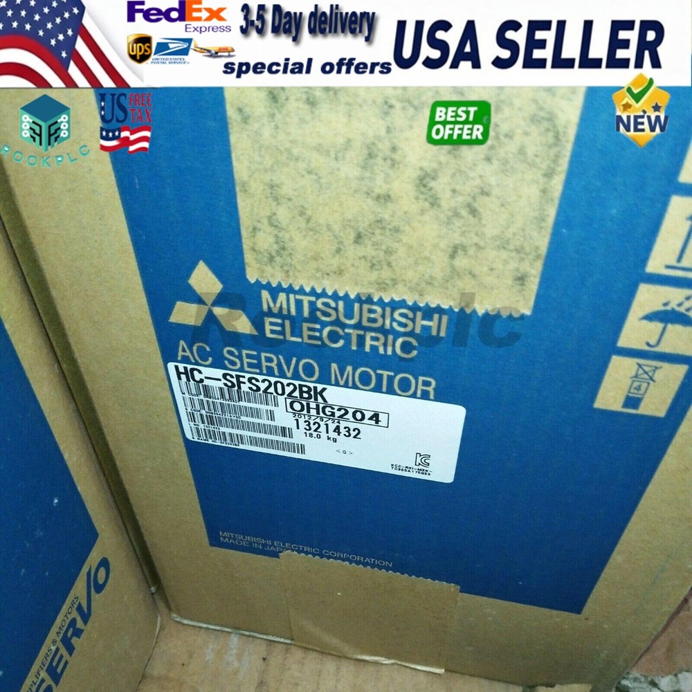 HC-SFS202BK Electric Motor New Sealed MITSUBISHI HC-SFS202BK Servo Motor IPCS