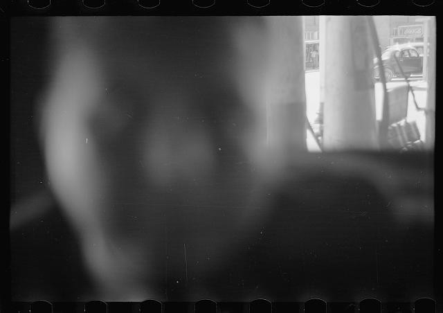 Photo:1930s Blurred Portrait Window View Vintage Automobile