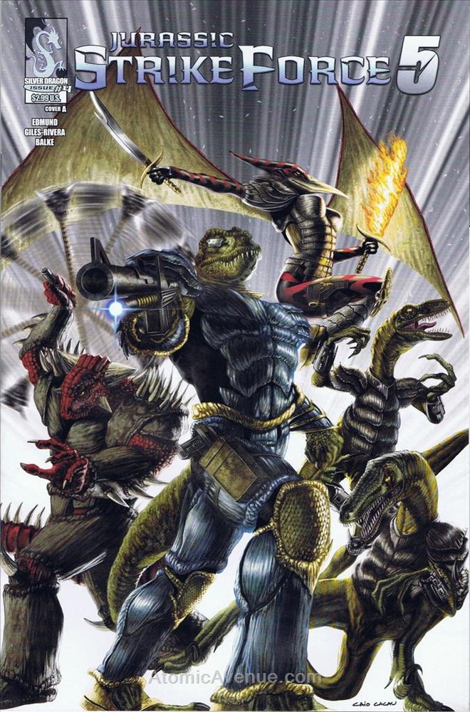 Jurassic Strike Force 5 #4A VF/NM; Silver Dragon | Dinosaurs - we combine shippi
