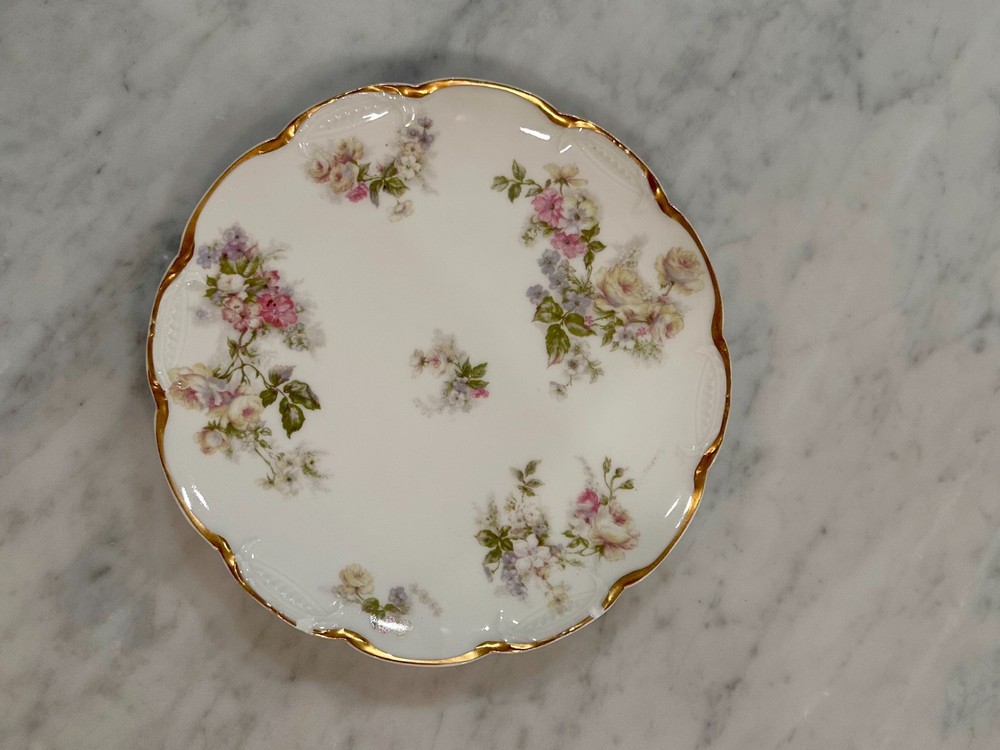 Haviland France Limoges Small Hand Painted Floral Decorative Plate