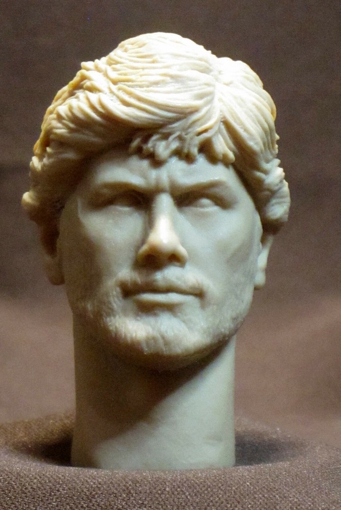 V-116 CUSTOM RESIN UNPAINTED HEAD SCULPT Action figures 1/6 Scale