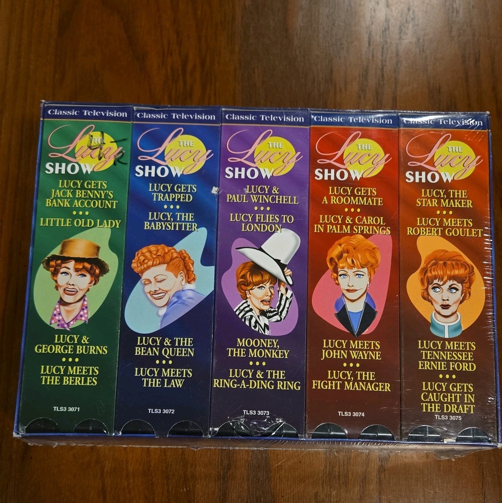 NEW VHS, The Lucy Show 10 pack (20 Episodes on 10 Videos), SEALED, Lucille Ball