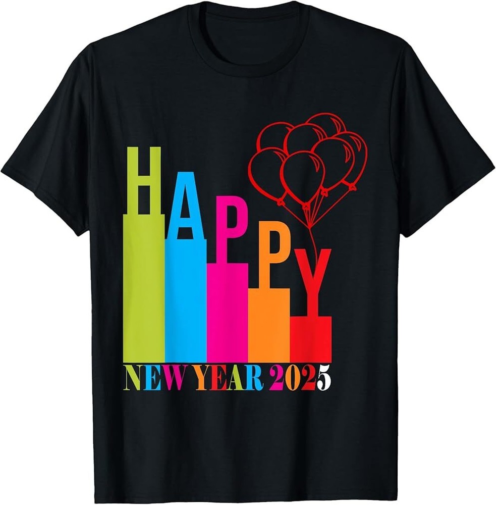 Happy New Year 2025 Family Party T-Shirt