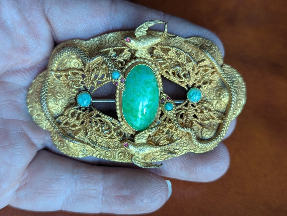 Antique Victorian Sash Pin