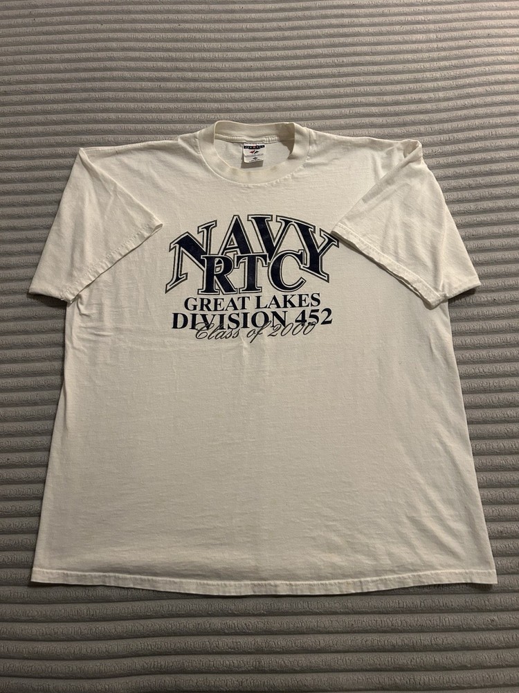 Y2K Jerzees Navy RTC Class Of 2000 T Shirt Men’s XL