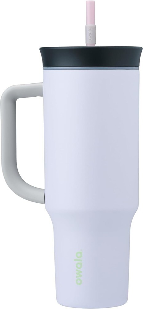 Owala Triple-Layer Insulated Stainless Steel Travel Tumbler Spill-Resistant
