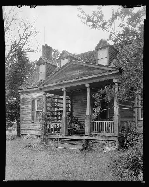 Photo:Kittiewan Weyanoke Charles City County Virginia 1930s House Porch
