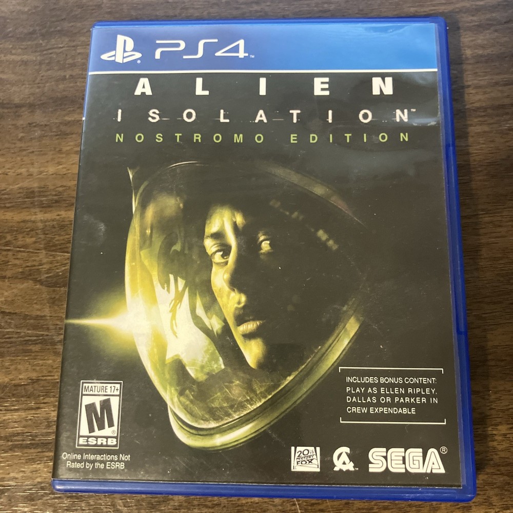 Alien: Isolation - Nostromo Edition (Sony PlayStation 4 PS4 2014) Horror SEGA