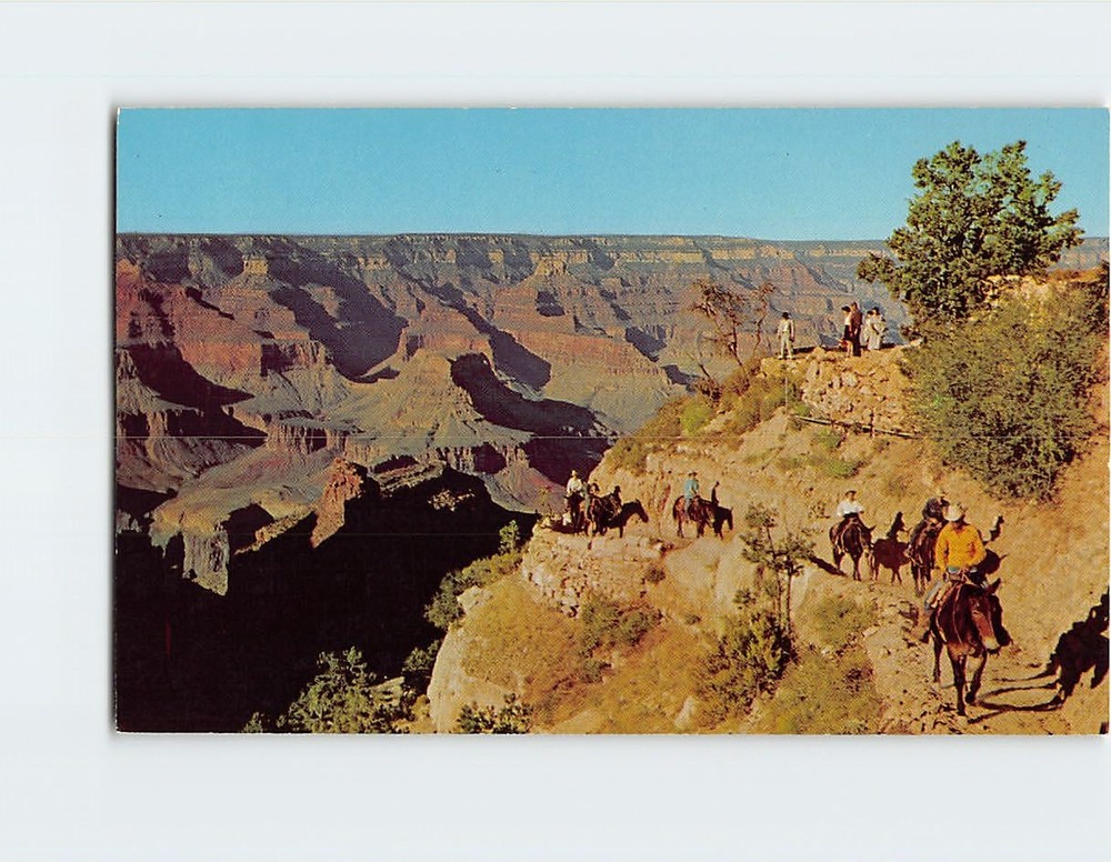 Postcard Head of Bright Angel Trail Grand Canyon National Park Arizona USA