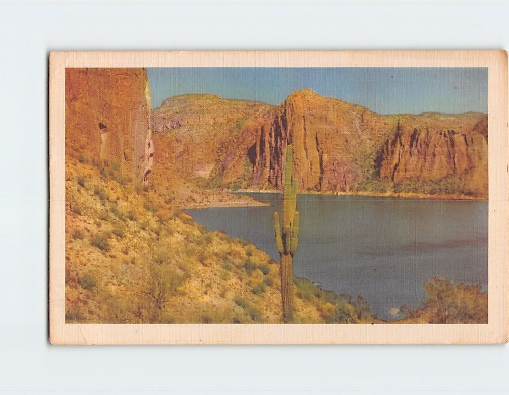 Postcard Canyon Lake on Apache Highway Phoenix Arizona USA
