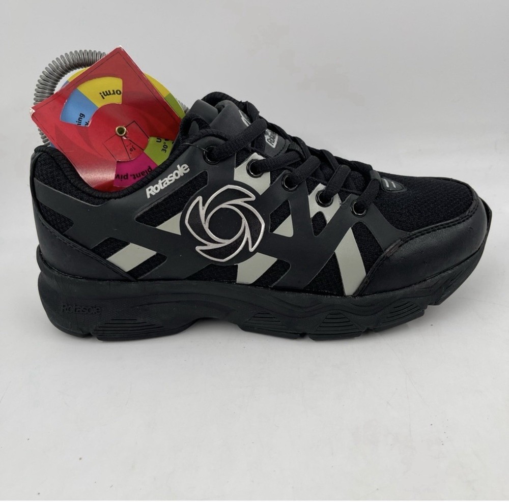 NWT! Rotasole Women’s Rotating Sole -SZ 6- Walking Black Tennis Shoes Orthopedic