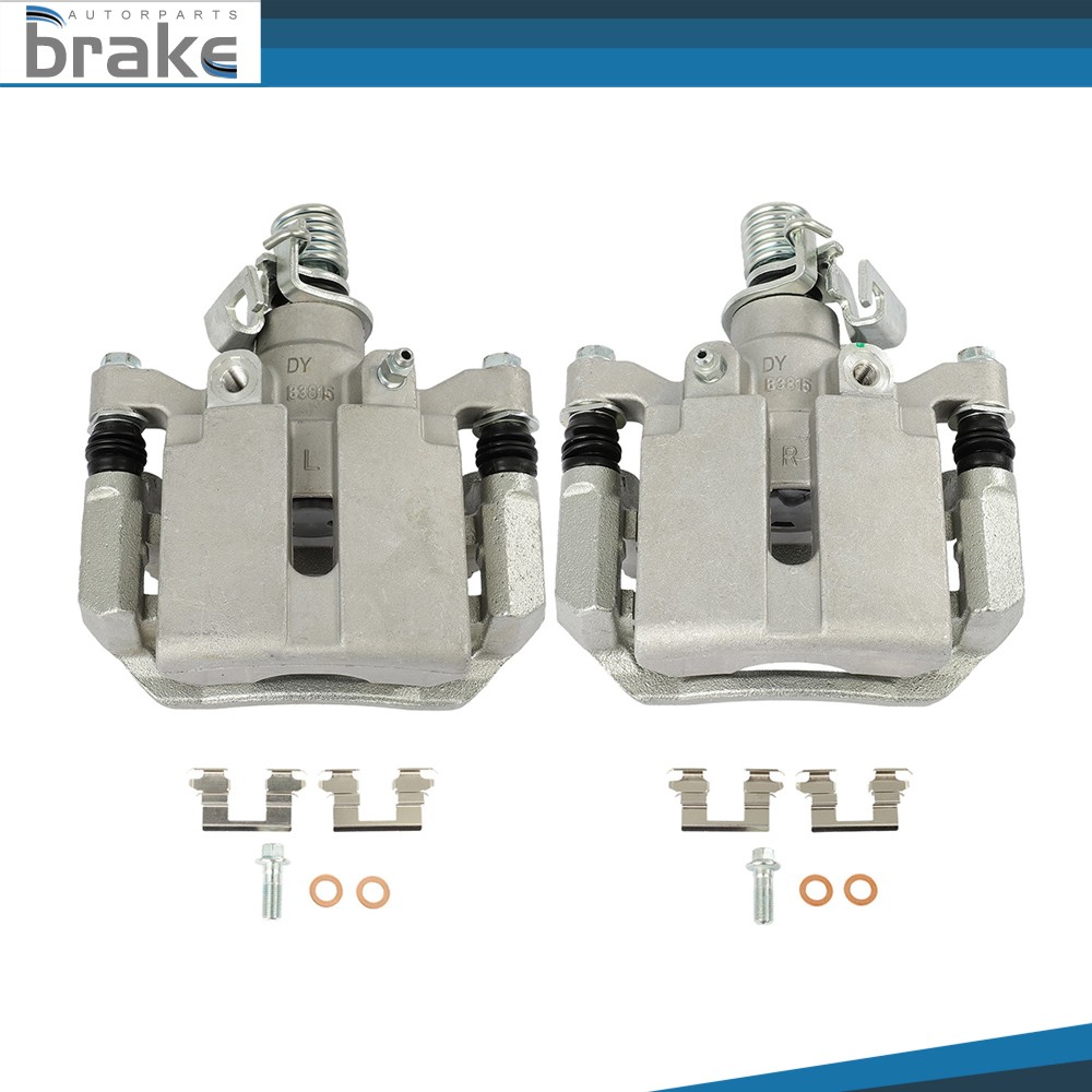 2Pcs Rear Disc Brake Calipers w/Bracket For 2011 - 2016 Chevrolet Impala