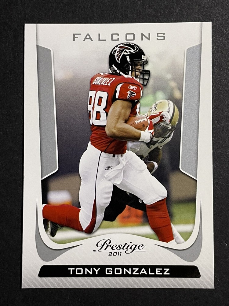 2011 Panini Prestige Tony Gonzalez Card - Atlanta Falcons