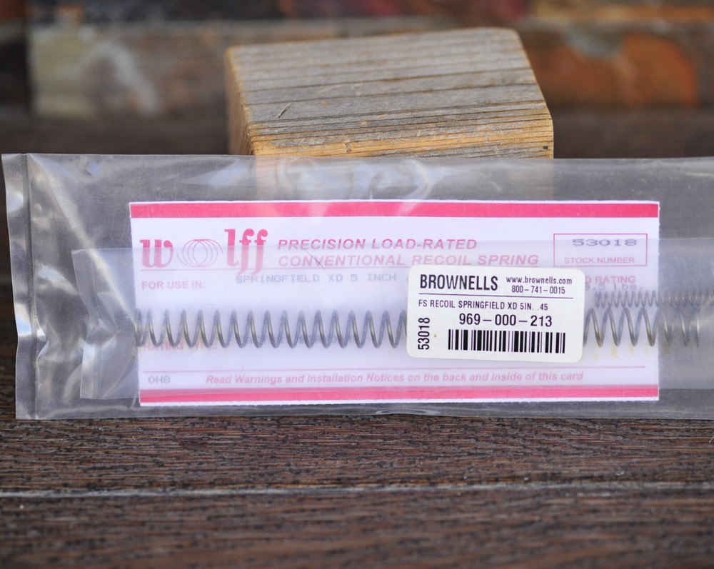 Wolff Springfield XD 5IN .45 ACP Recoil Spring Extra Power 18.5LB 53018